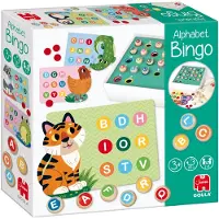 Goula Jumbo - - Alfabet Bingo - Spel kinderen 3 jaar - Bordspel - Leer kleuren en letters