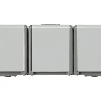 Siemens 5UB4731 Wandcontactdoos met randaarde Delta Grijs Schakelmateriaal 1 stuk(s)