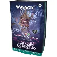 Wizards of the Coast Lorwyn Commander Deck Maldicion Perjudicadora Trading Cards Transparant Kinderen