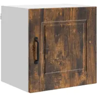 vidaXL Wandkast PORTO Rook Eiken 40 x 31 x 40 cm Bewerkt hout
