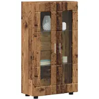 vidaXL Dressoir FLORIN 55,5 x 29 x 100 cm Oudhout Bewerkt hout