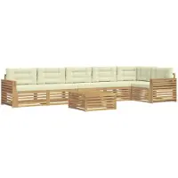 Syfax Buiten bankenset 7 pcs Wit en crèmekleurig 79 x 79 x 37 cm