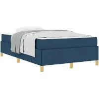 vidaXL Bedframe Blauw 120 x 190 cm Stof