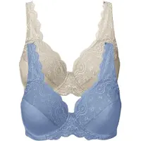 Bonprix Beugel bh met sierlijk kant (set van 2) maat 90