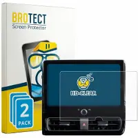 BROTECT - Screenprotector voor Toyota Yaris Cross 2024 Smart Connect 10.5" - Folie Beschermfolie transparant 2 Stuks