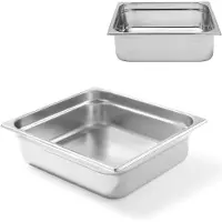 Hendi GN 2/3 container, roestvrij staal, Profi Line, hoogte 65 mm - 801338