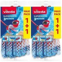 Vileda 2x Super Mocio 3-action Navulling 2 Stuks