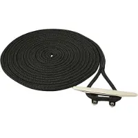 Osculati Polyester landvast met oogsplits - Zwart
