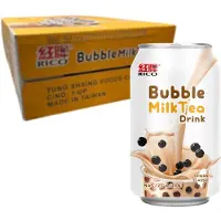 Rico - Bubble Melk Thee Drinken - 24 X 340 ML - Multipack