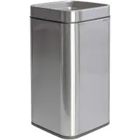 MAUL 9502594: afvalcontainer, MAULprime, 25 liter, roestvrij staal, open model