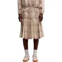 Puma T7 Pleated Tartan Woven Midi Rok