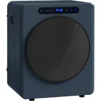 HOMCOM Wasdroger-Roestvrij staal, Staal-49L x 43B x 61H cm-Blauw
