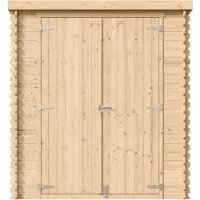 Timbela M309C1 - Houten Tuinhuis - 3,53 m² - 204x204xH200 cm - zonder vloer