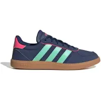 Adidas Sportswear Breaknet Sleek imitatieleren sneakers - donkerblauw/mintgroen Jongens/Meisjes Imitatieleer - maat 36 2/3