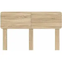 vidaXL Hoofdbord Sonoma Eik Bewerkt hout