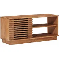 vidaXL TV Kast met opslag met de deur Naturel 90 x 30 x 40 cm
