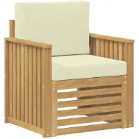 vidaXL Buiten bank set Polyester Wit