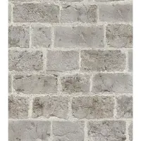 Rasch Steenlook Behang Grijs - Symphony Collectie - 10.05m x 0.53m