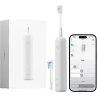 Laifen Wave speciale editie elektrische tandenborstel, oscillerende en vibrerende sonische, met app en 2 opzetborstels (grijs)