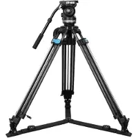 Sirui SQ75 Twin-Leg Video Tripod 75mm Half-Bowl + VHS10 Professional Fluid Head