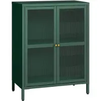 En.casa Sideboard Säkylä dressoir 84x64x35 cm dennengroen []