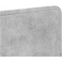 vidaXL Hoofdbord Beton Grijs Bewerkt hout
