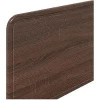 vidaXL Hoofdbord Bruin Eiken Bewerkt hout