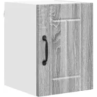 vidaXL Wandkast LUCCA Grijs sonoma 30 x 31 x 40 cm Bewerkt hout