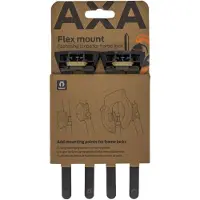 Axa Flex Mount Strips – Montageoplossing voor Ringsloten – Flexibele Framebevestiging – Geschikt voor V†‘brake Fietsen – Zwart