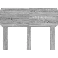 vidaXL Hoofdbord Grijs Sonoma Bewerkt hout