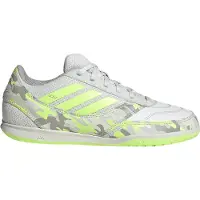 Adidas Top Sala Competition II Zaalvoetbalschoenen (IN) Kids Lichtgrijs Lichtgroen Lime