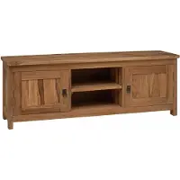vidaXL Tv-meubel 110 x 30 x 40 cm Naturel Massief Teakhout