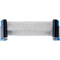 Engelhart Angel Toys Tafeltennisnet - Uittrekbaar tot 180 cm - Zwart Blauw