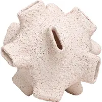QUVIO Beige ornament - Decoratief object - Keramiek - Beige