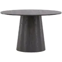 QUVIO Eettafel Odin - Scandinavisch design - Mocca MDF - Ronde tafel 120 cm