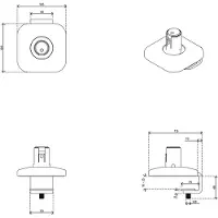 Dataflex 65.933 accessoire voor monitorbevestigingen (65.933)