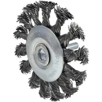 Ks Tools draadborstel met stalen borstelharen, artikelnummer 340.0038