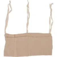 Gistuch Opbergtas voor babybed, geschikt om op te hangen, met 2 vakken, verstelbare banden, ideaal voor speelgoed in het babybed, kleur: khaki