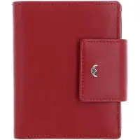 Golden Head Leer portemonnee Dublin RFID Protect Kombischeintasche mit Riegel 1238 Rot rood