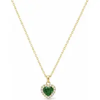 Trend Luxe ketting - verguld - Goudkleurig - Stijlvolle- Roestvrijstalen - hart hanger ketting -Cadeau Voor Vrouwen - Liefde - Verrassing