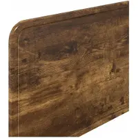 vidaXL Hoofdbord Rook Eiken Bewerkt hout