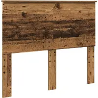 vidaXL Hoofdbord Oudhout 100 cm Geconstrueerd hout