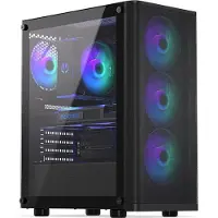Adax DRACO EXTREME Gaming-pc, met Ryzen 5 5600X processor, RTX 5050 grafische kaart, 8 GB RAM en 500 GB SSD