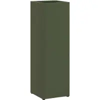 vidaXL Regen Paraplu Stand Olijfgroen 15,5 x 15,5 x 49 cm Staal