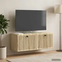 Prolenta Maison Exclusive - Wandmontabele TV-kast van Sonoma-eikenhout, 78,5 x 31 x 30 cm