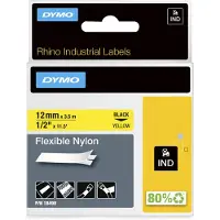 Dymo 18490 (S0718080) Tape Zwart op geel (12 mm)
