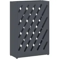 vidaXL Regen Paraplu Stand Antraciet 28 x 12 x 41 cm Staal
