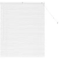 vidaXL Venetiaanse jaloezie Wit 130 x 100 cm 25 mm Aluminium