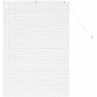 vidaXL Venetiaanse jaloezie Wit 130 x 90 cm 25 mm Aluminium