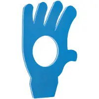 Softee Hand Floating Mat Blauw 3 cm